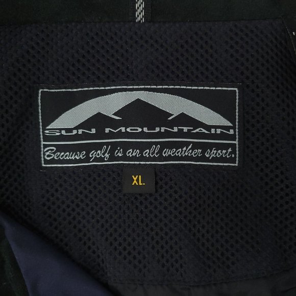 Sun Mountain Monsoon Pullover Golf Rain Jacket Mens Size XL Quarter Snap Front - Picture 10 of 15